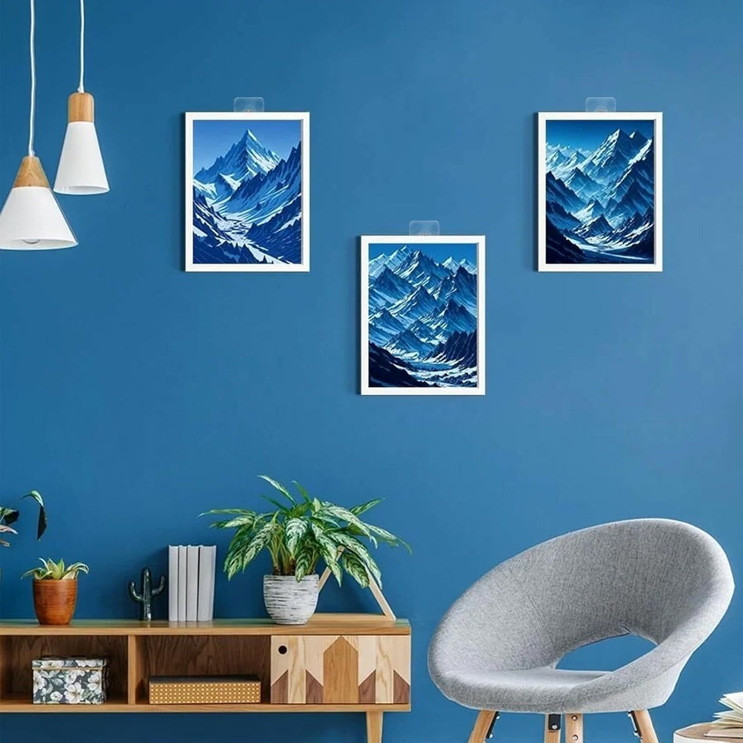 Self Adhesive Wall Screws Self Adhesive Hanging Nails Adhesive Screws Wall Mount Hooks - Pack of 10