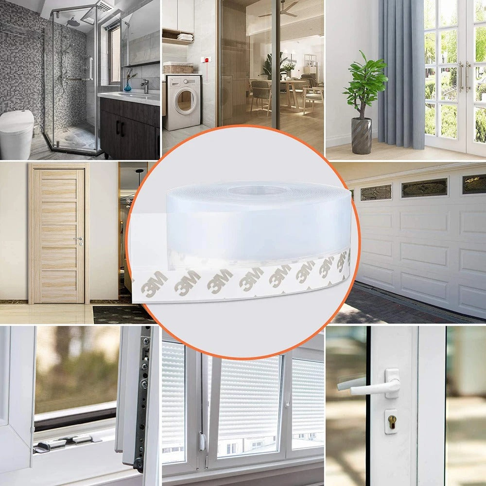 3 Meter Door and Window Seal Strip – Adhesive Weather Stripping – Soundproof