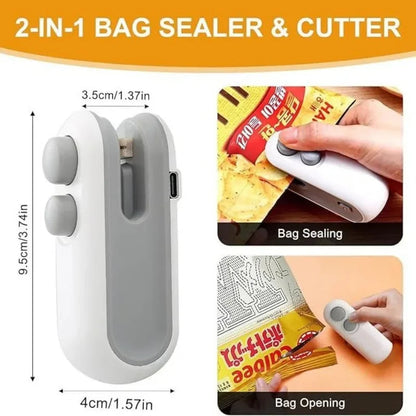 2 in 1 Food Bag Hot Sealing Machine