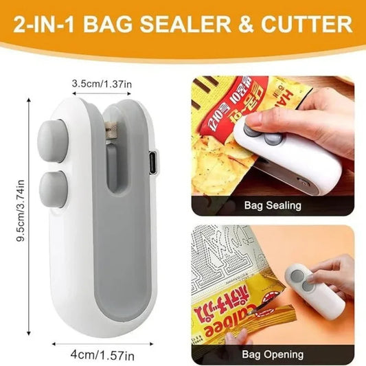 2 in 1 Food Bag Hot Sealing Machine