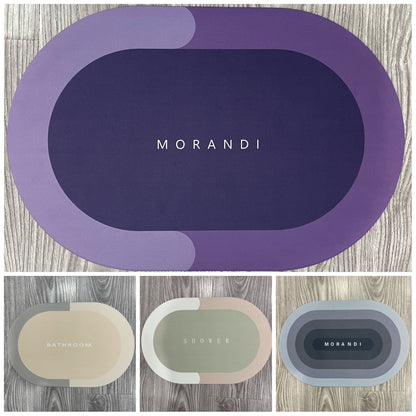 Bath Mat Super Absorbent Quick Drying Bathroom Rugs Non Slip