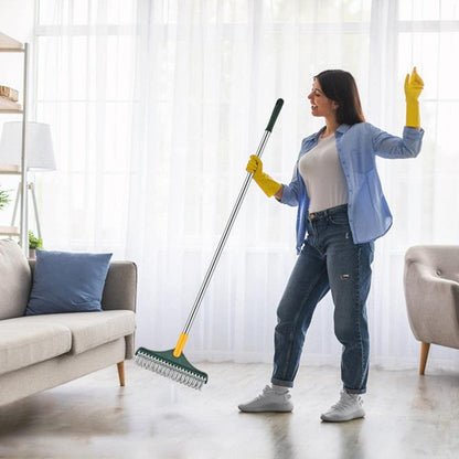 3 In 1 Floor Scrub Brush With Long Handle