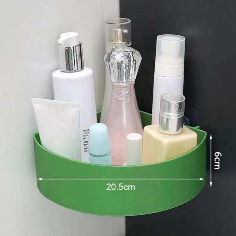 Stick On Corner Triangle Rack Bathroom Shelf