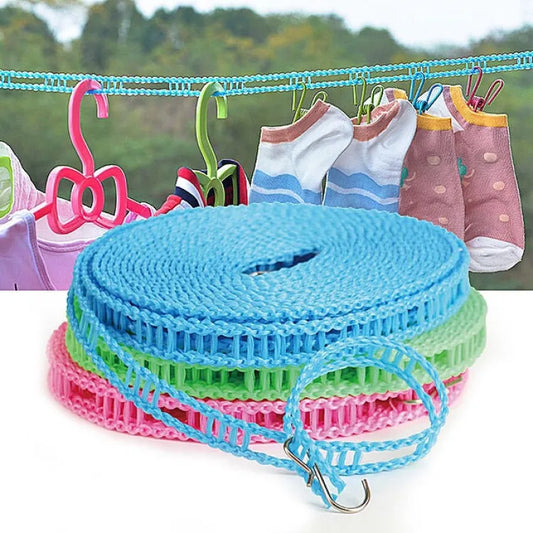 Plastic Cloth Hanging Rope Clothesline - 5 Meters - pack of 1