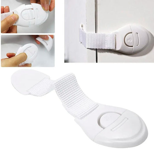 Baby Kids Toddler Safety Fridge Drawer Door Cabinet Cupboard Locks (Pack Of 5)