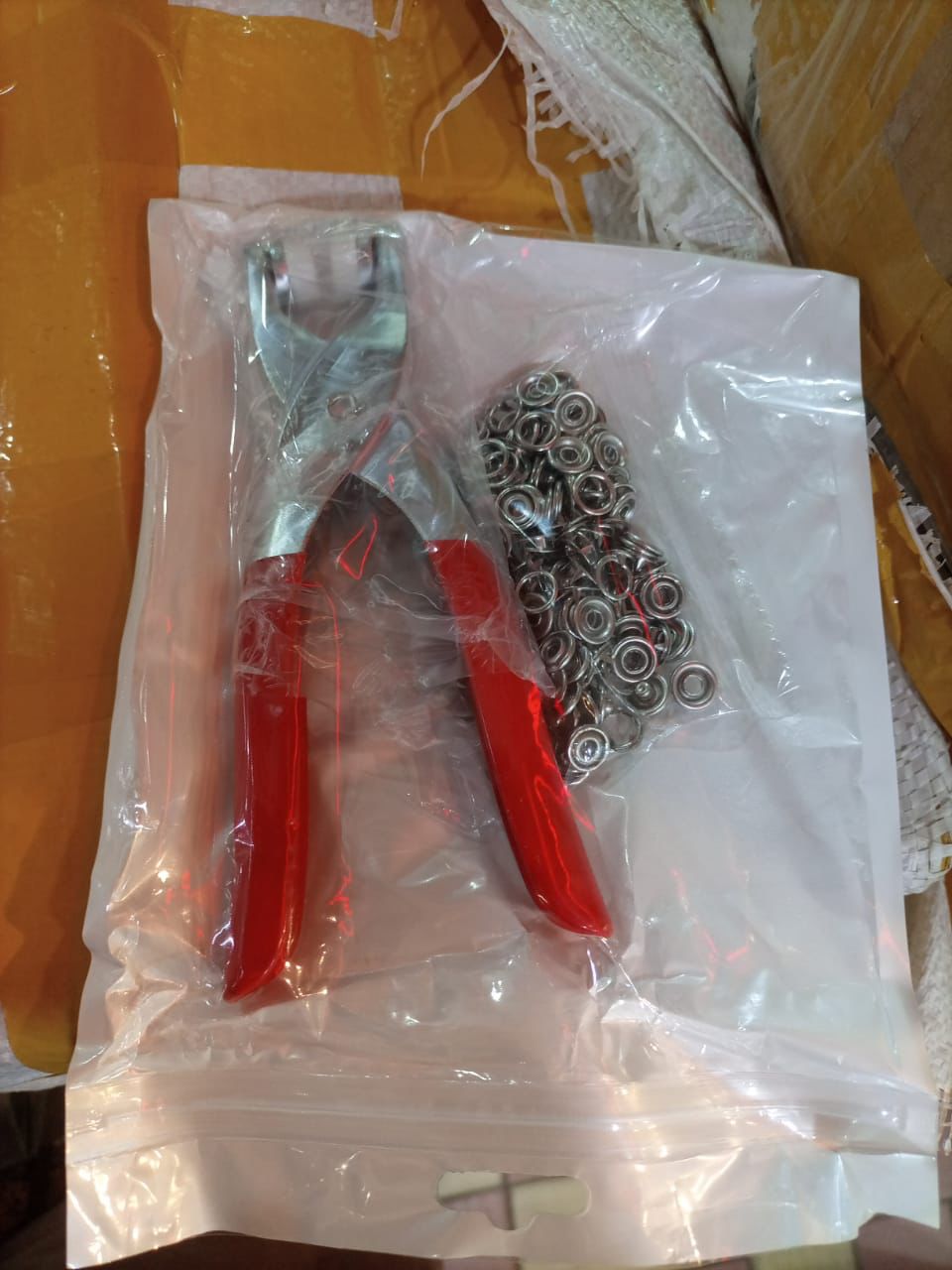 Tich Button Machine Plier Metal Mody With 50 Button