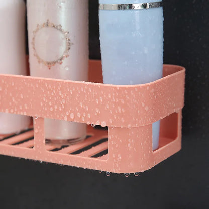 1 PCs Bathroom Shelf Bathroom Adhesive Storage Rack