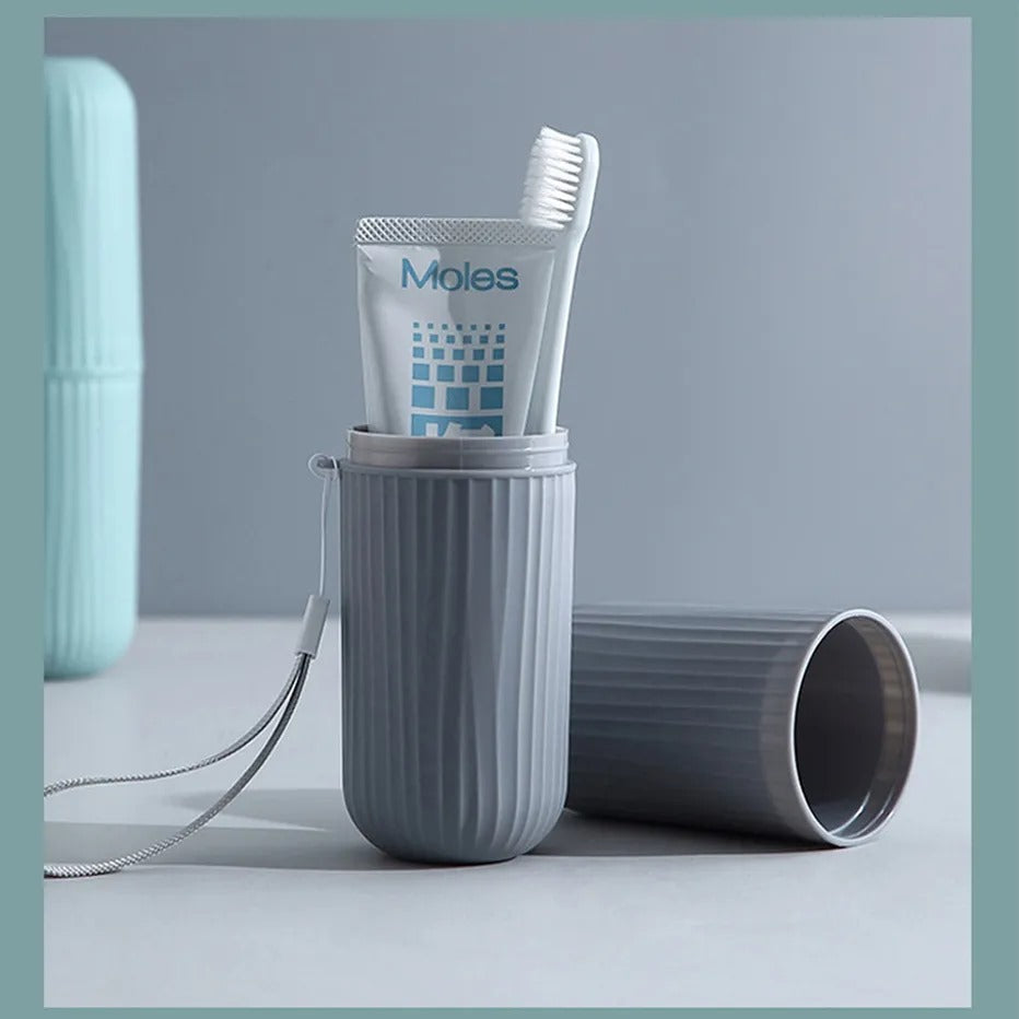 Portable Toothbrush Holder Toothpaste Storage
