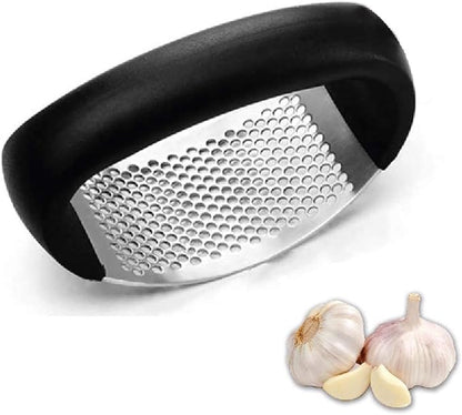 Garlic Press Rocker - Stainless Steel Garlic Press, Versatile Garlic Crusher