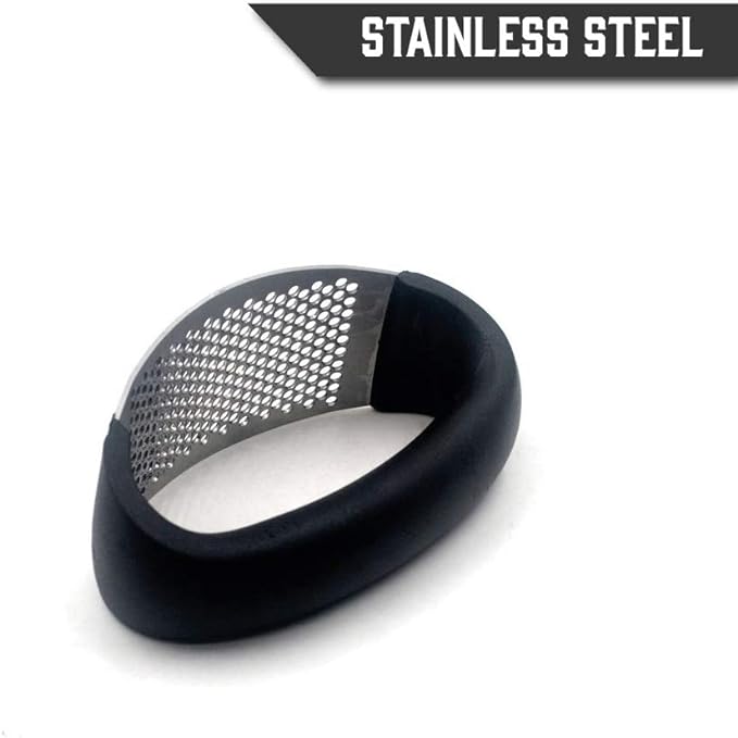 Garlic Press Rocker - Stainless Steel Garlic Press, Versatile Garlic Crusher