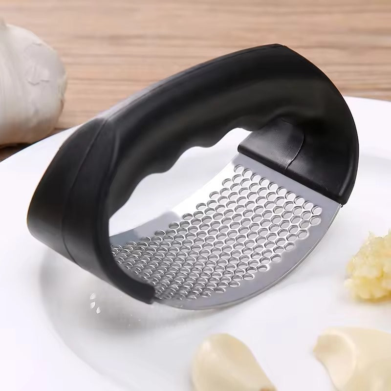 Garlic Press Rocker - Stainless Steel Garlic Press, Versatile Garlic Crusher
