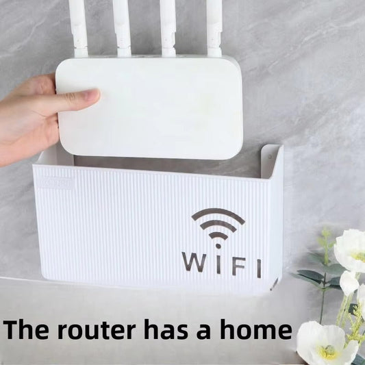 WiFi Router Shelf & Cable Organizer