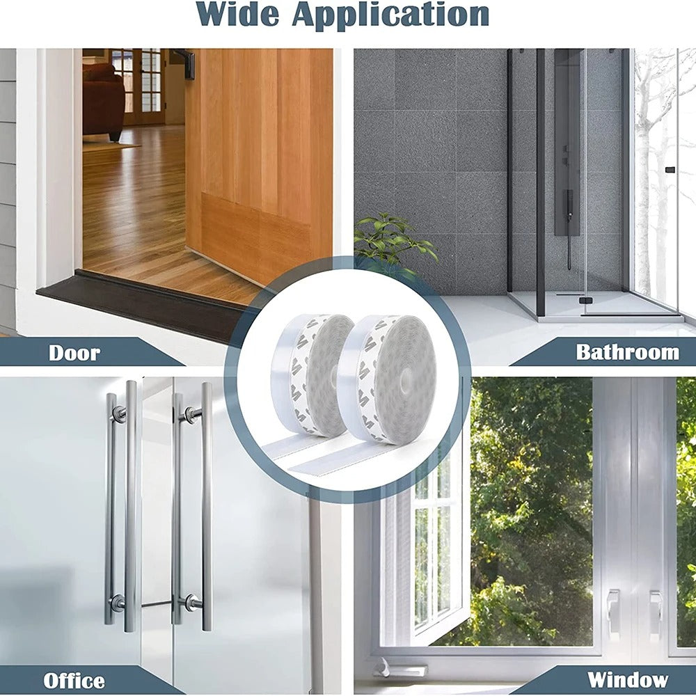 3 Meter Door and Window Seal Strip – Adhesive Weather Stripping – Soundproof