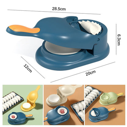 2-in-1 Manual Dumpling Maker & Dough Press Machine