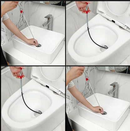 Metal Flexible 30cm Wire Brush Drain Cleaner