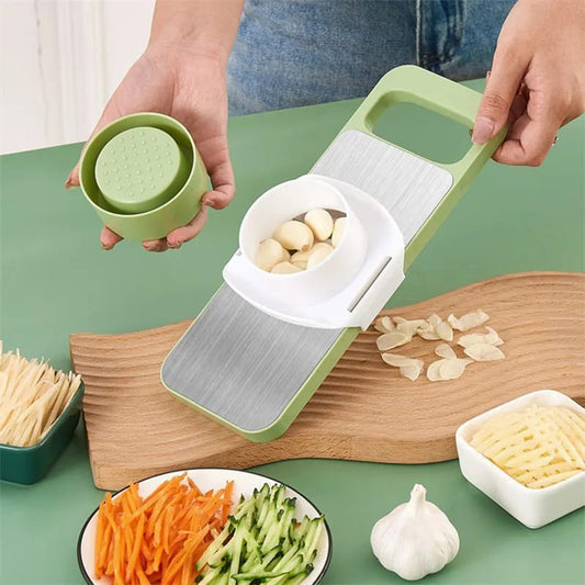 5in1 Vegetable Cutter Multifunctional Stainless Steel Vegetable Cutter & Slicer