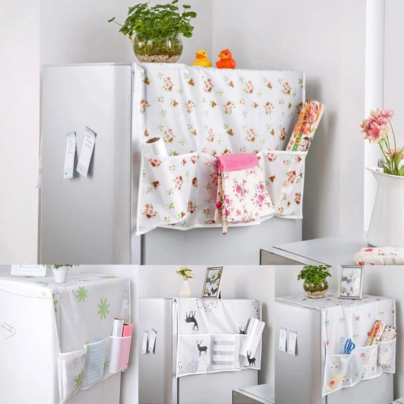 Anti-dust Waterproof Oil-proof Fridge Cover | Protective Refrigerator Top Cover