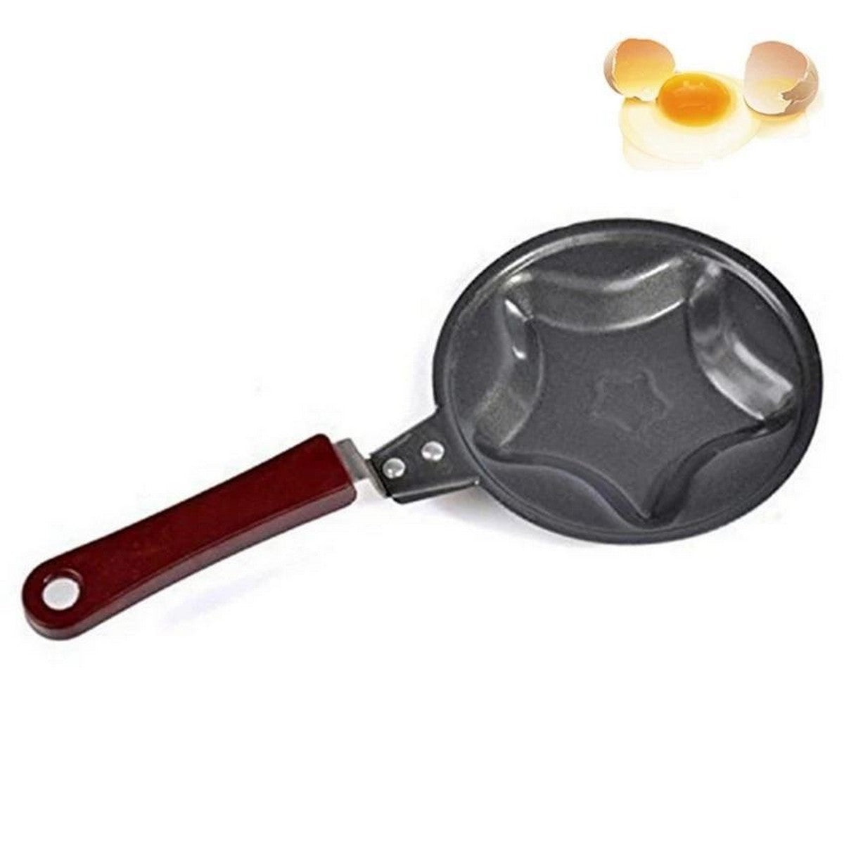 Creative Mini Nonstick Egg Frying Pan – Heart, Flower, Star & Fruit Shaped Egg Mold