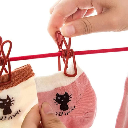 Elastic Clothesline Rope | Travel Laundry Drying Rope | Waterproof & Multipurpose | 3 Meter