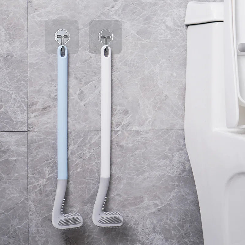 Golf Silicone Toilet Brushes Set Long Handled