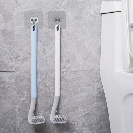 Golf Silicone Toilet Brushes Set Long Handled
