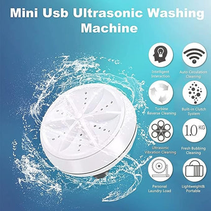 Portable USB Travel Turbo Mini Washer