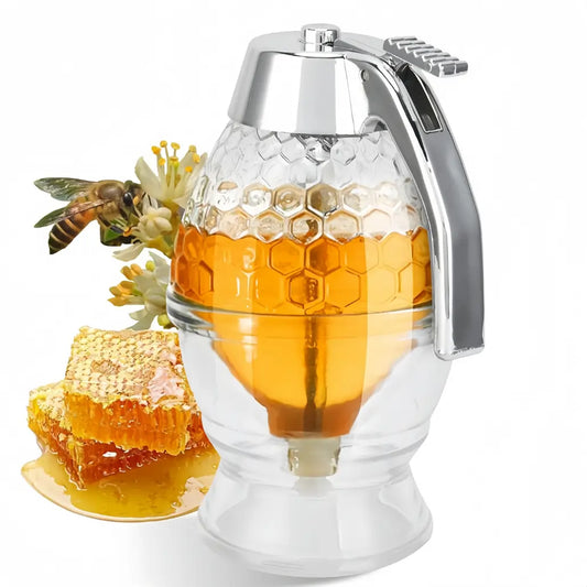 Premium Honey Dispenser Juice Syrup Pot Jar