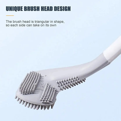 Golf Silicone Toilet Brushes Set Long Handled